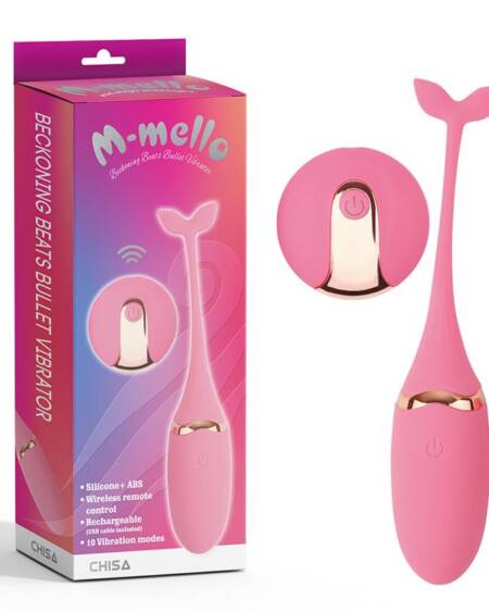 Bala Vibradora Control Remoto Beckoning Beats USB Silicona 5.9