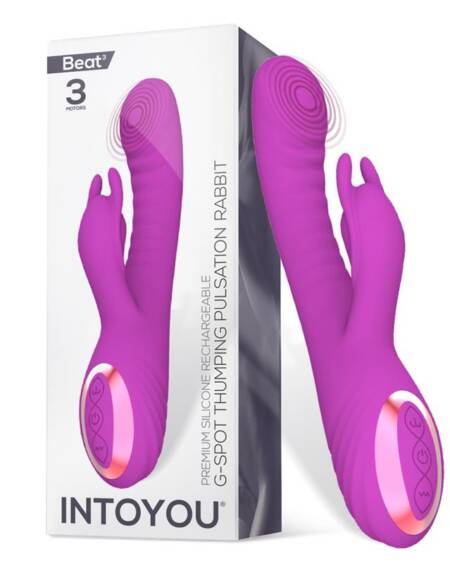 Beat3 Vibrador con Punto G con Pulsación 3 Motores