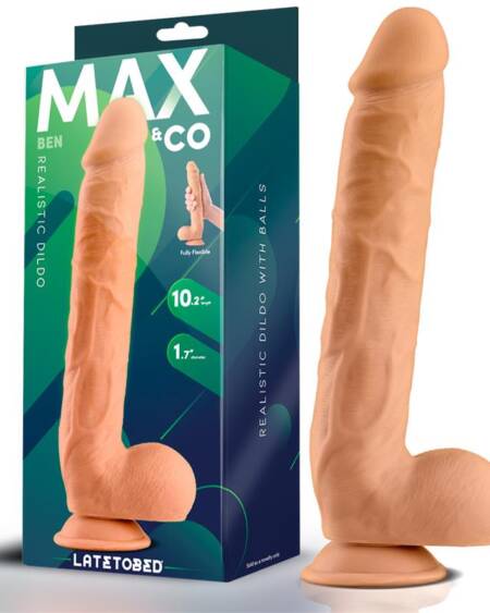 Ben Dildo Realista con Testículos 10.2 Natural