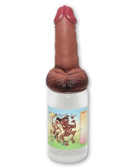 Biberón en Forma de Pene Mulato Pequeño 360 ml