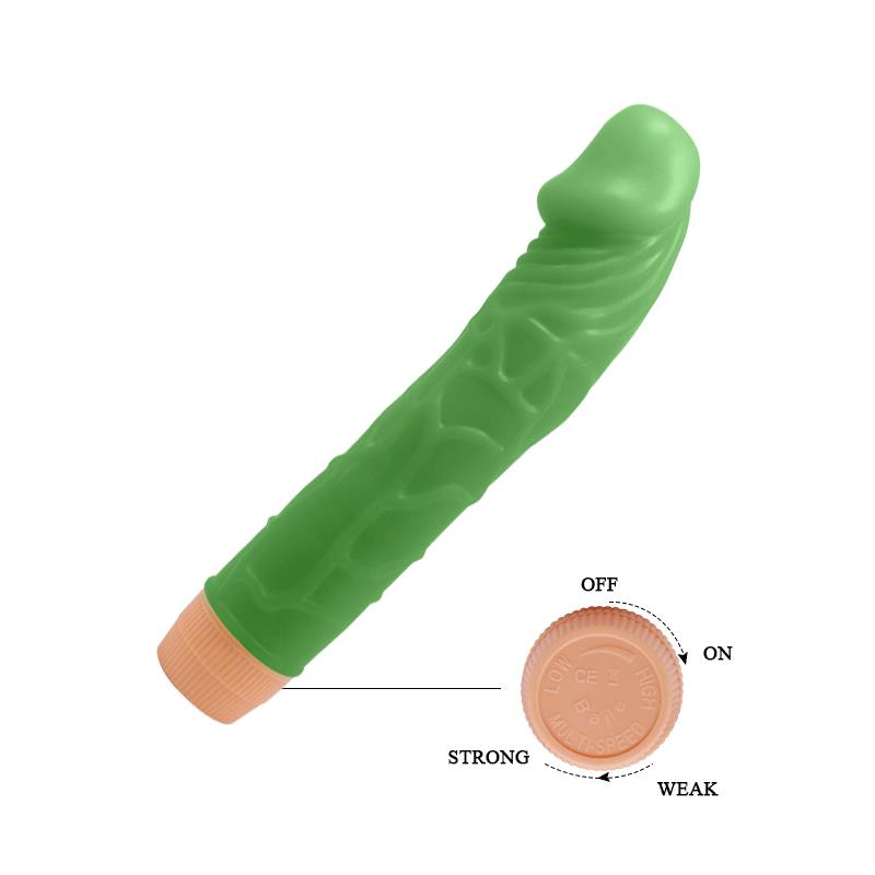 Bill Vibrador Realista 8.8 Verde - Imagen 6