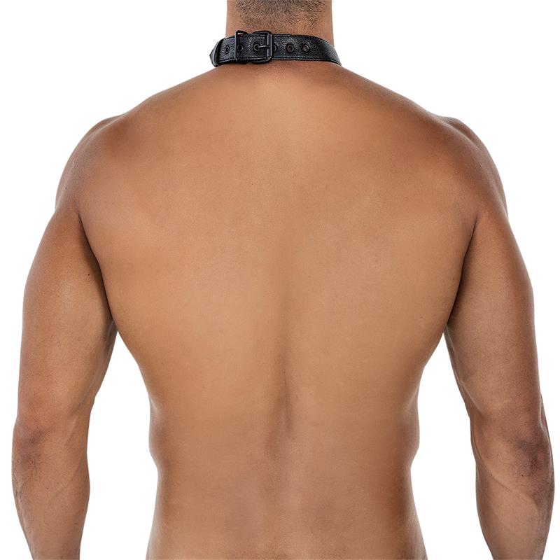 BL4CK08 C-Ring Body Collar Blackleatherlike Talla Única - Imagen 3