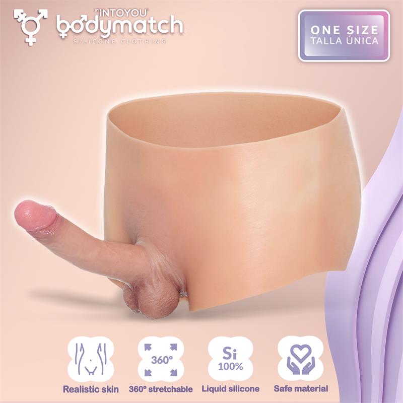 Blayke Boxer con Pene 18 cm Hiperrealista Silicona Líquida Talla Única - Imagen 2