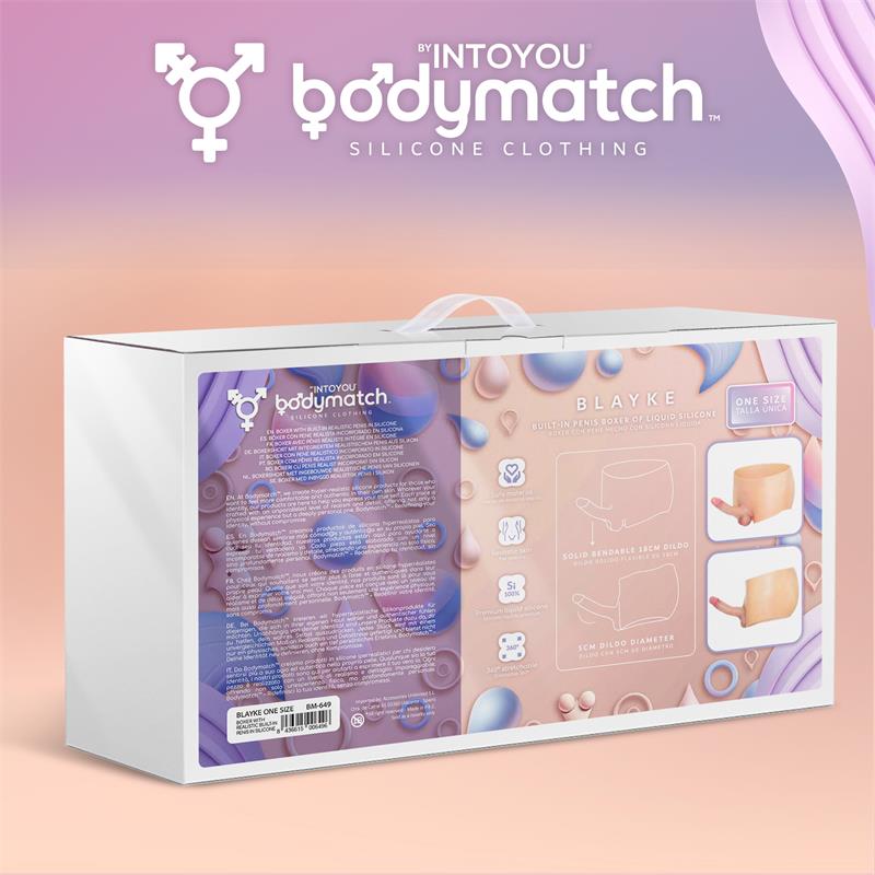 Blayke Boxer con Pene 18 cm Hiperrealista Silicona Líquida Talla Única - Imagen 5