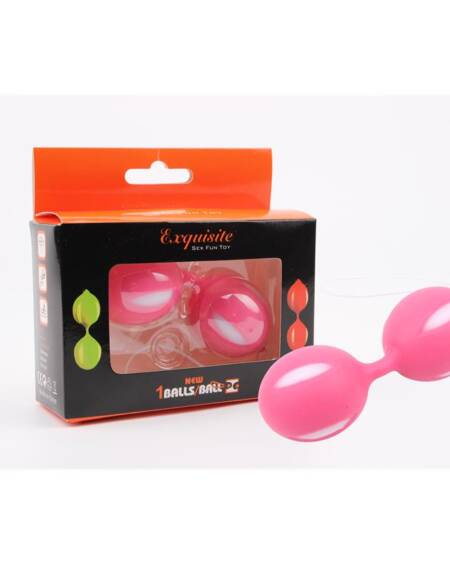 Bolas Ben Wa Silicona 10.3 cm Rosa