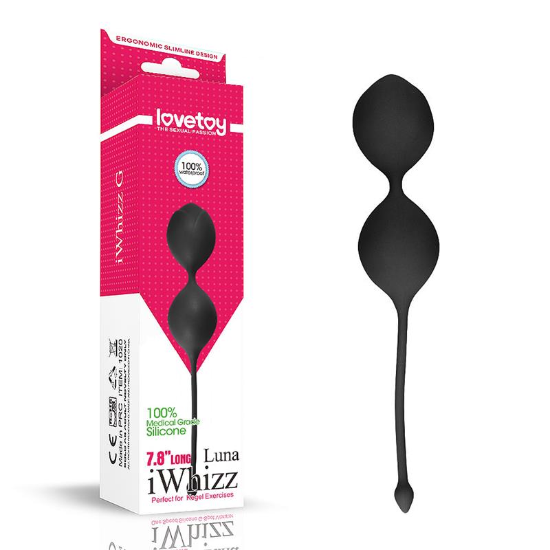 Bolas Kegel con Peso iWhizz Luna Negro - Imagen 6