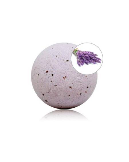 Bomba de Baño Aroma Lavanda con Pétalos de Rosa 140 gr