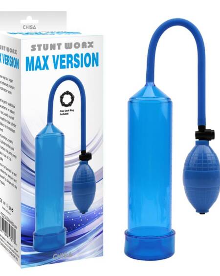 Bomba de Succion para el Pene MAX Version Azul