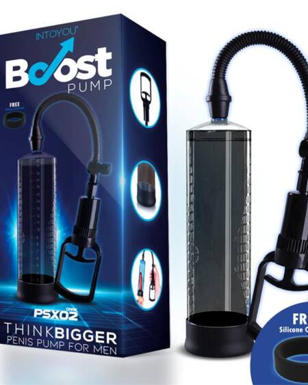 Bomba Manual para el Pene PSX02 Negra