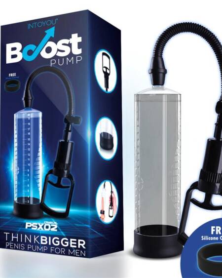 Bomba Manual para el Pene PSX02 Transparente