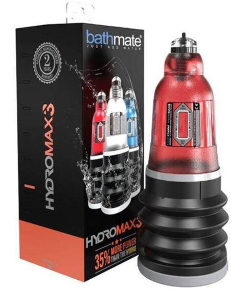 Bomba para el Pene Hydromax3 Rojo