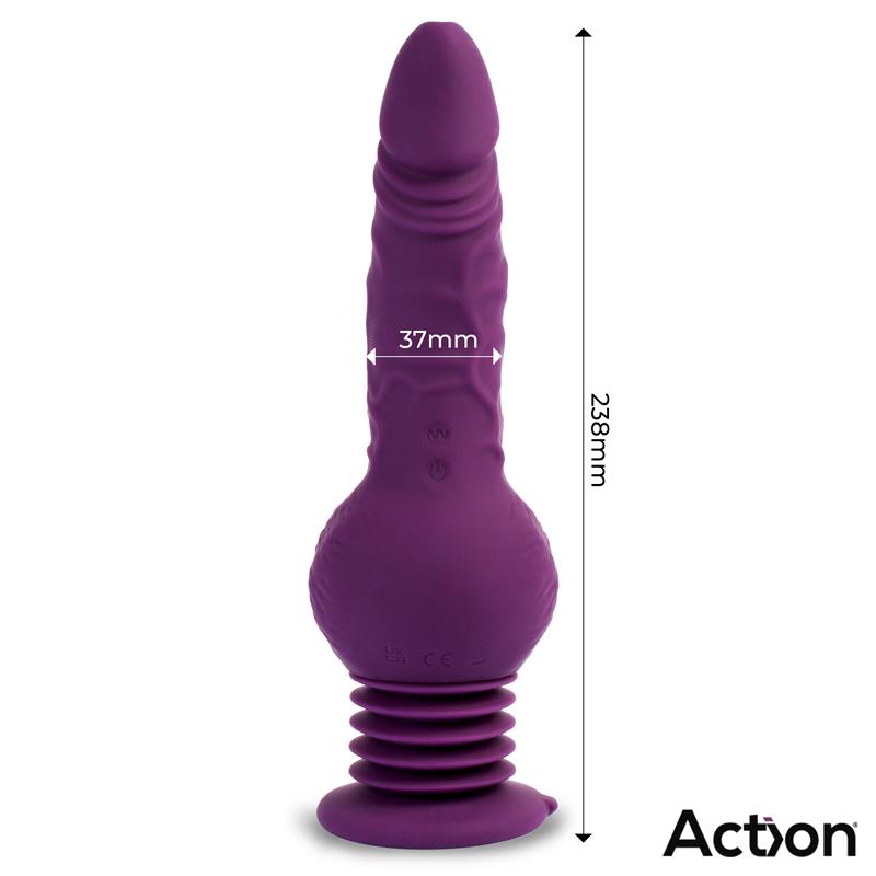 Booster Vibrador con Thrusting Ultra Jet Thruster con Potente Ventosa - Imagen 8