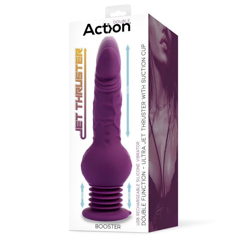 Booster Vibrador con Thrusting Ultra Jet Thruster con Potente Ventosa - Imagen 9