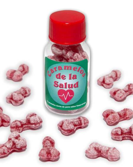 Bote Caramelos Pene Salud 12 und