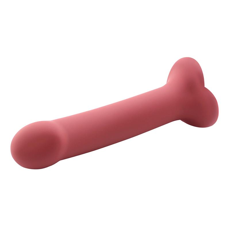 Bouncy Dildo Silicona Líquida Hiper Flexible 7 - 18 cm Talla M Burgundy - Imagen 4
