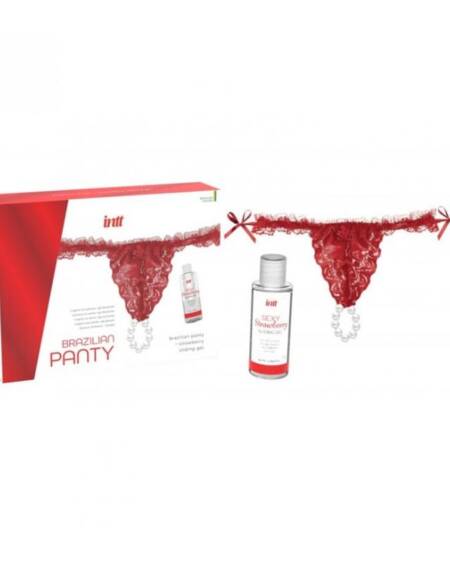 Braguita Brasileña con Gel Deslizante Base Agua de Fresa 50 ml