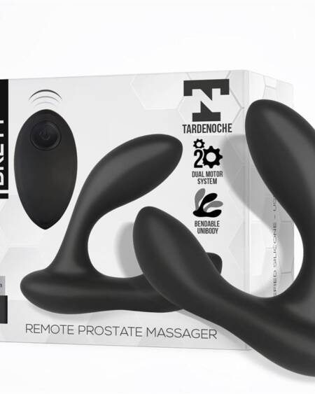 Brett Masajeador Prostático Control Remoto USB Silicona Líquida