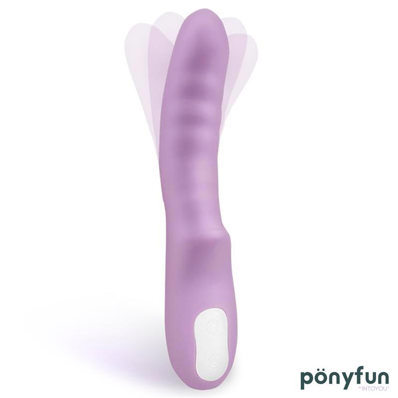 Brightpurple Vibrador y Rotador Doble Motor 360º USB Silicona - Imagen 3