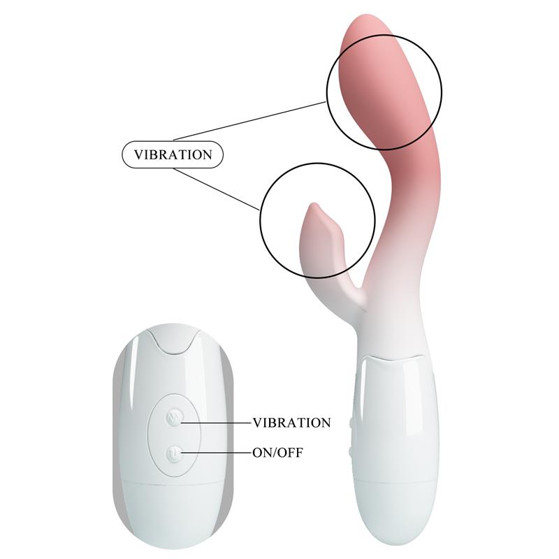 Brighty Vibrador Blanco y Rosa - Imagen 6