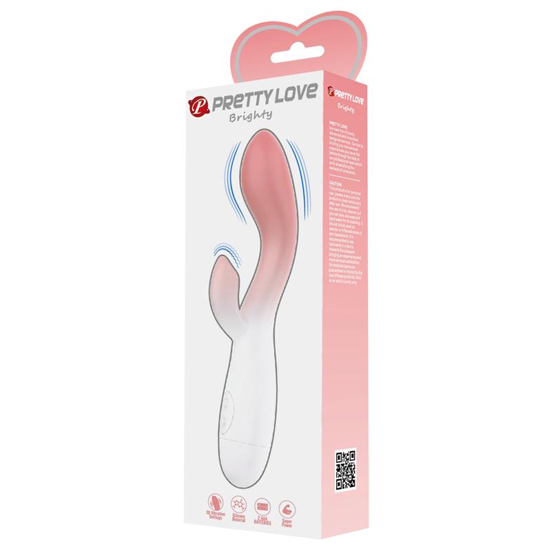 Brighty Vibrador Blanco y Rosa - Imagen 9