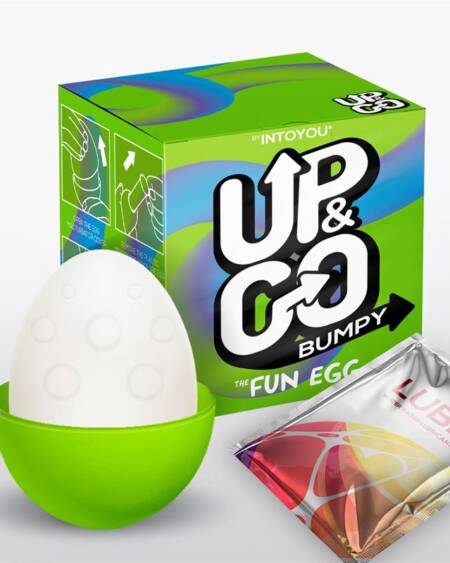 Bumpy Huevo Masturbador Elástico Verde