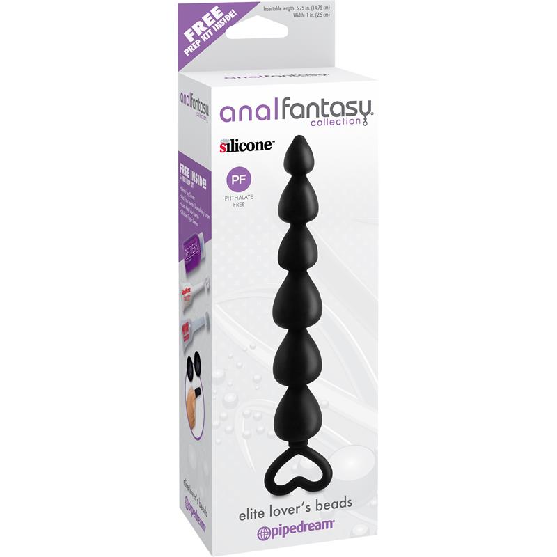 Cadena Anal Elite Lovers Beads Negro - Imagen 3