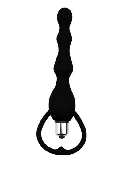 Cadena Anal Tail Power Silicona Negro