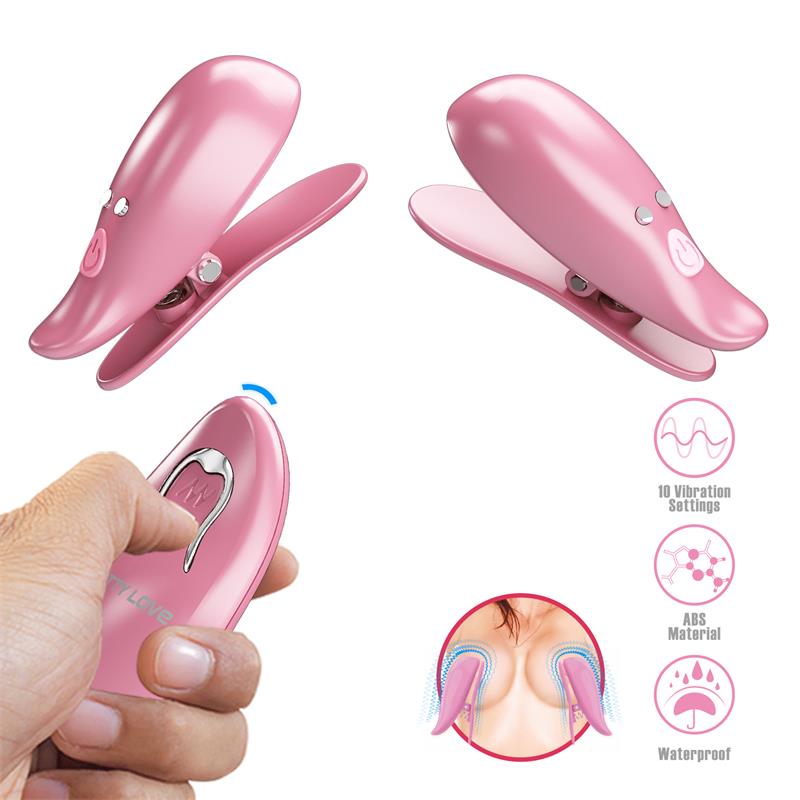 Cailey Pinzas para Pezones con Vibración y Control Remoto - Imagen 4