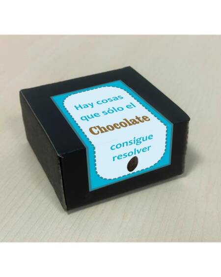 Caja de 8 Bombones Chocolate Puro Forma Labios Vagina