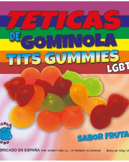Caja de Gominolas de Pecho Sabor Frutas