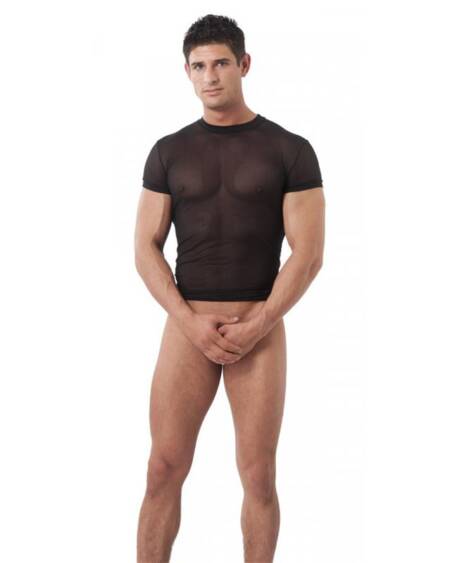 Camiseta Rejilla Negro