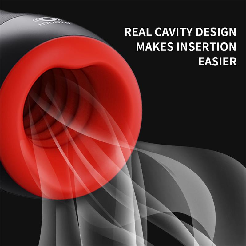 Chiven 3 Masturbador Masculino Efecto Calor Silicona Líquida Negro - Imagen 9