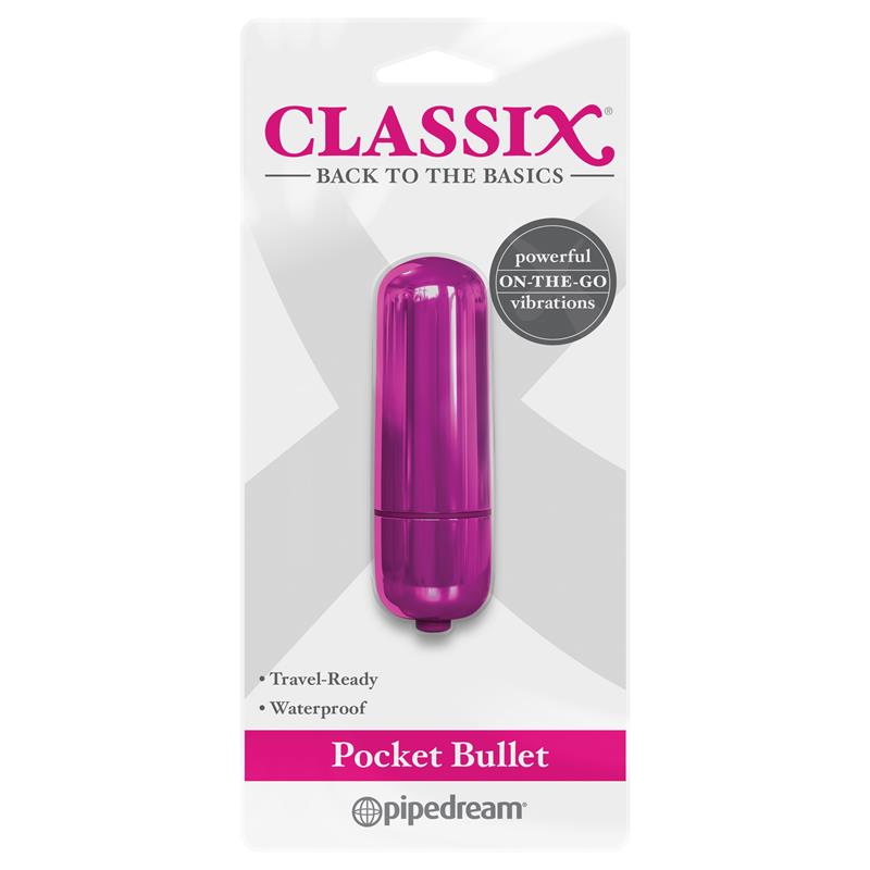 Classix Bala Vibradora de Bolsillo Rosa - Imagen 2