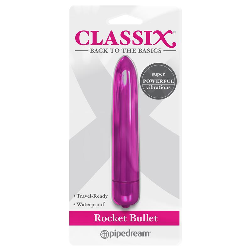 Classix Bala Vibradora Rocket Rosa - Imagen 2