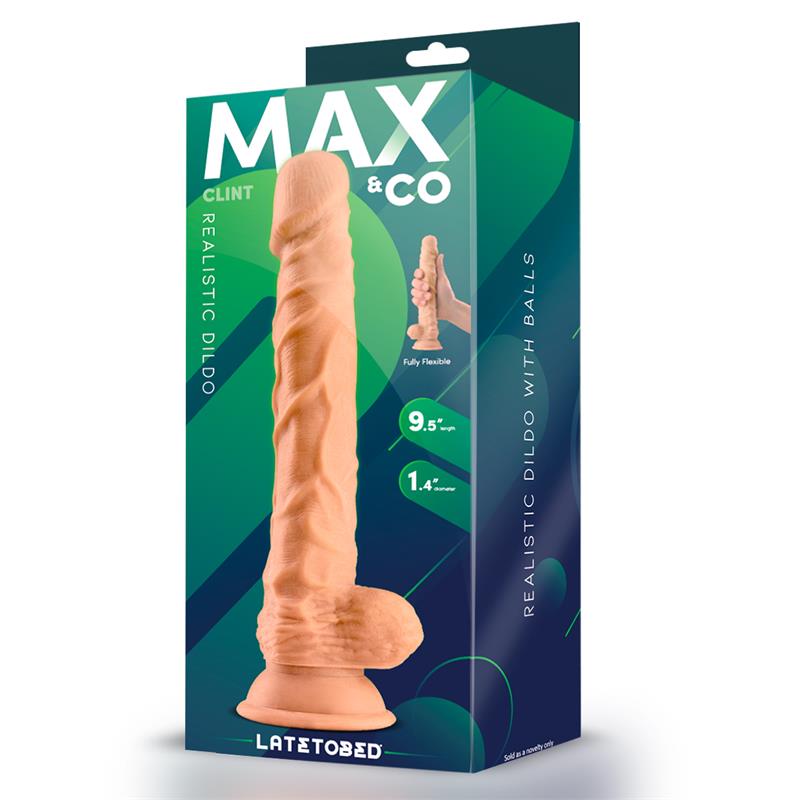 Clint Dildo Realista con Testículos Natural 9.8 - Imagen 4