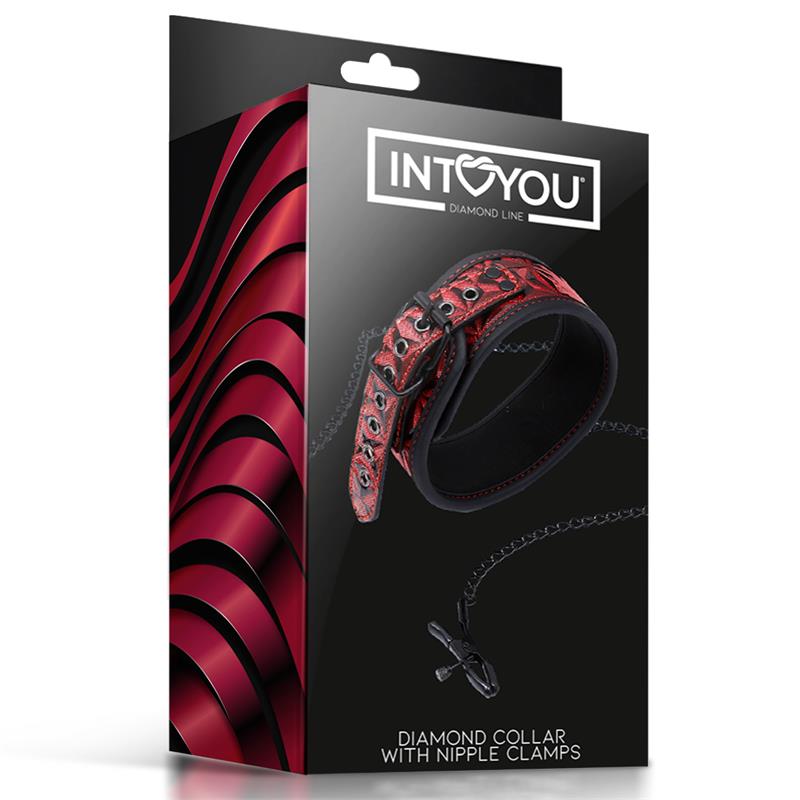 Collar con Pinzas para los Pezones Diamond Cuerpo Vegano - Imagen 7