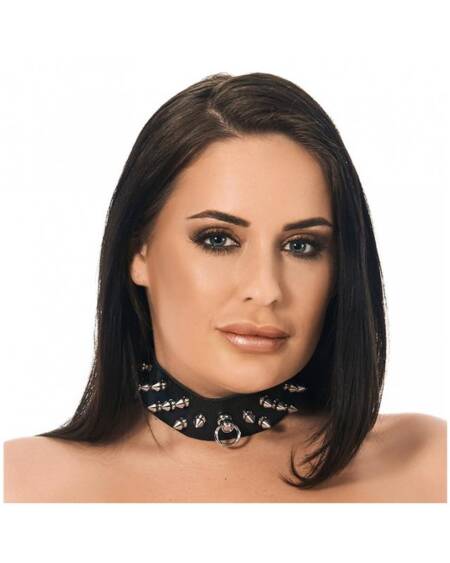 Collar Cuero con Pinchos