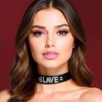 Collar Cuero Vegano Slave Talla Única