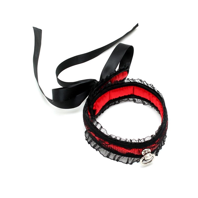 Collar de Saten Rojo - Imagen 3
