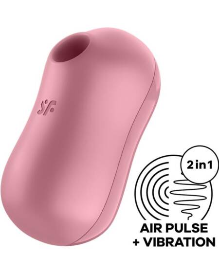 Cotton Candy Succionador de Clítoris y Vibrador Light Red