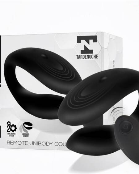 Couply Juguete para Parejas con Control Remoto USB Unibody Silicona Líquida