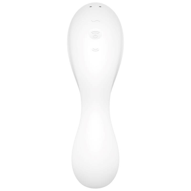 Curvy Trinity 5 con APP Satisfyer Connect Blanco - Imagen 3
