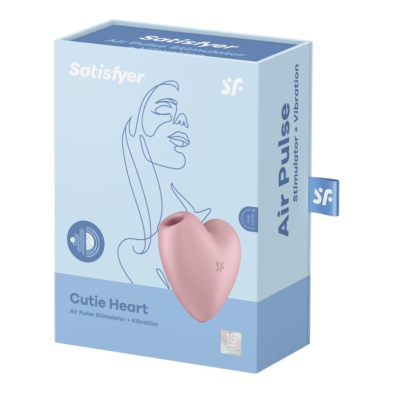 Cutie Heart Succionador de Clítoris y Vibración Rosa - Imagen 7