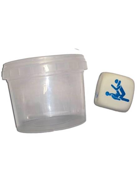 Dado Blanco de Posturas en Bote para Chicos