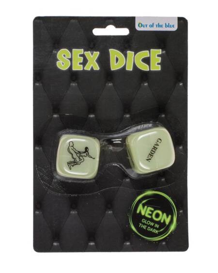 Dados Kamasutra Brillan en la Oscuridad Set de 2