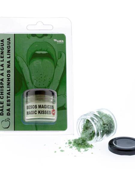 Dale Chispa a la Lengua Sabor Manzana Verde con Chasquidos