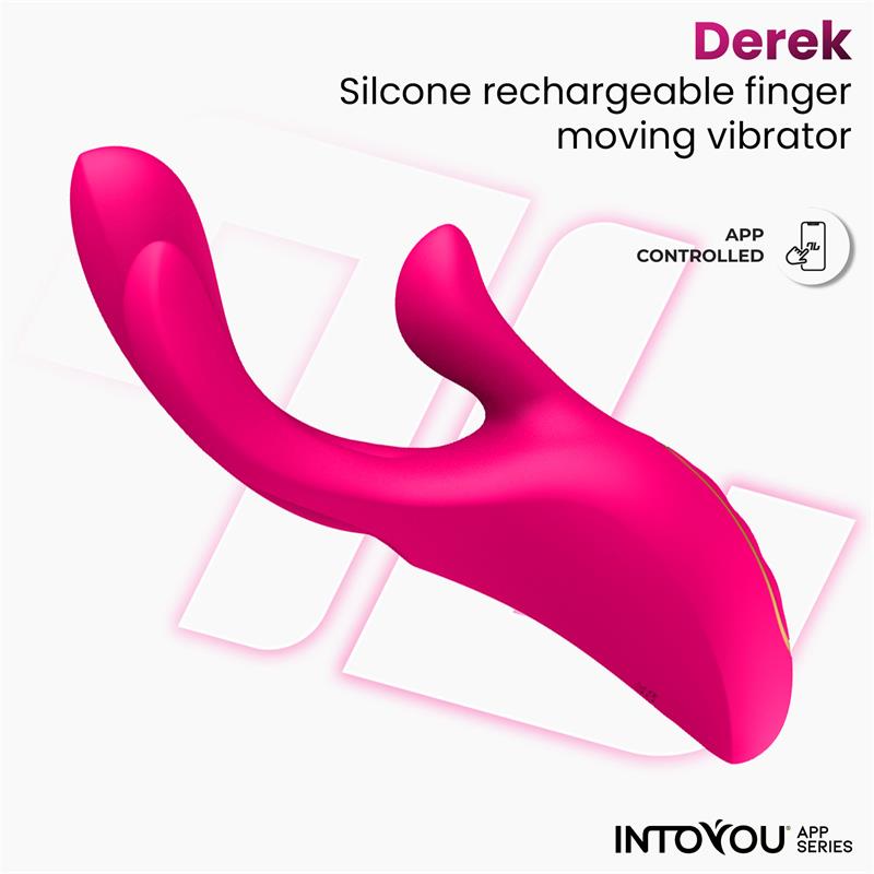 Derek Vibrador con Movimiento Finger 3 Motores y APP - Imagen 3