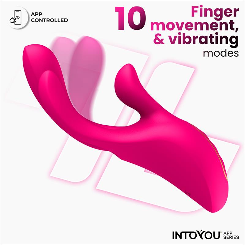 Derek Vibrador con Movimiento Finger 3 Motores y APP - Imagen 4
