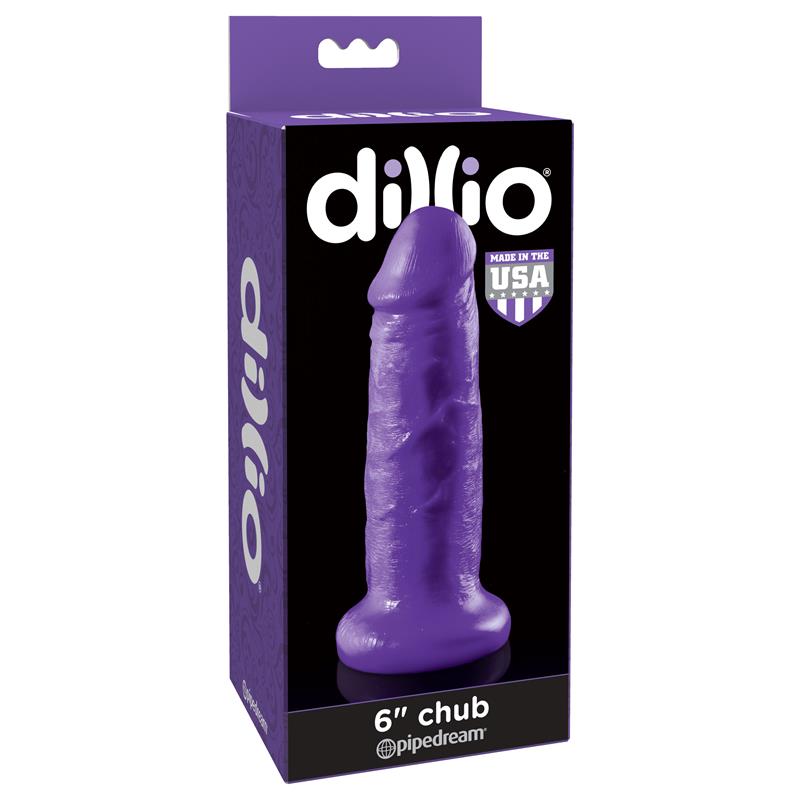 Dildo Chub 15,2 cm Púrpura - Imagen 4