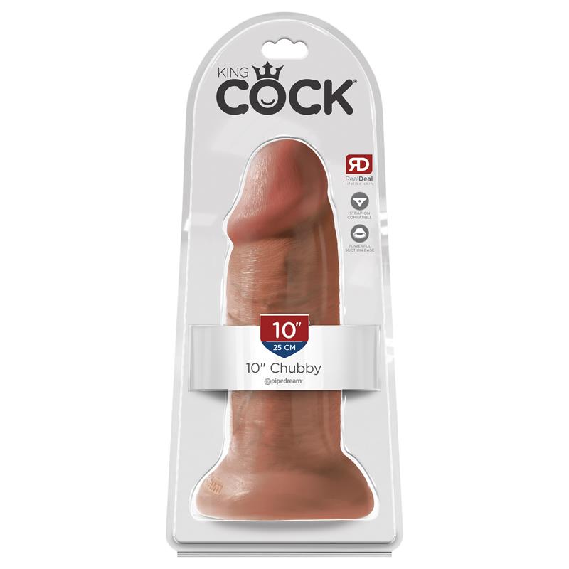 Dildo Chubby 10 Bronceado - Imagen 3